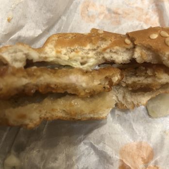 Burger King - Plastic rubber "chicken " substitute JR. - Fast Food Near Me - Corona, New York