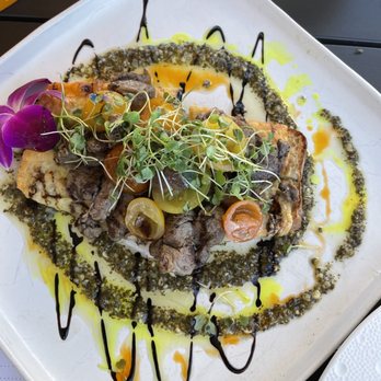 Refinery Jax Beach - Smoked Tomato and Beef Tenderloin Bruschetta - Bars Near Me - Jacksonville Beach, Florida Refinery Jax Beach - Smoked Tomato and Beef Tenderloin Bruschetta - Bars Near Me - Jacksonville Beach, Florida