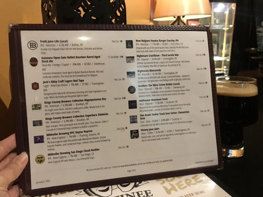 Menu photo 4 Matinee Buffalo, NY