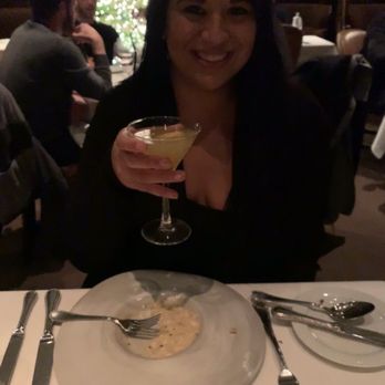 Spruce - Spruce juice cocktail with risotto. Cheers to San Fran nights - American Near Me - San Francisco, California