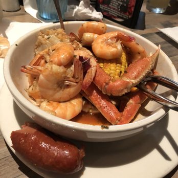 Rockfish Seafood & Grill - Crab and Shrimp boil.. Where's the sauce? - Seafood Near Me - Houston, Texas Rockfish Seafood & Grill - Crab and Shrimp boil.. Where's the sauce? - Seafood Near Me - Houston, Texas