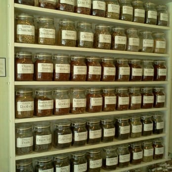 Sweet Necessities - Wall of loose teas. - Ice Cream & Frozen Yogurt Near Me - Enumclaw, Washington Sweet Necessities - Wall of loose teas. - Ice Cream & Frozen Yogurt Near Me - Enumclaw, Washington
