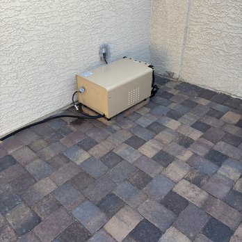 Fuller's Patio Misting - Newly installed electrical outlet at pump location. - Misting System Services Near Me - Las Vegas, Nevada Fuller's Patio Misting - Newly installed electrical outlet at pump location. - Misting System Services Near Me - Las Vegas, Nevada