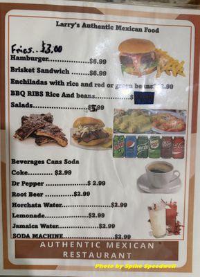Menu photo 4 Larry’s Authentic Mexican Wapanucka, OK