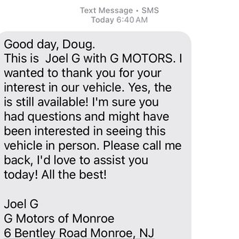 G MOTORS USA - Car Dealers Near Me - Monroe Township, New Jersey G MOTORS USA - Car Dealers Near Me - Monroe Township, New Jersey