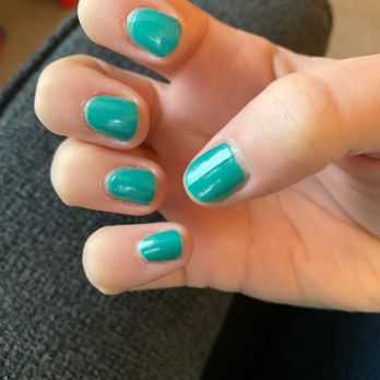 Stella Nail Lounge - Right hand mani picture. (Day two of polish) - Nail Salons Near Me - Seattle, Washington Stella Nail Lounge - Right hand mani picture. (Day two of polish) - Nail Salons Near Me - Seattle, Washington