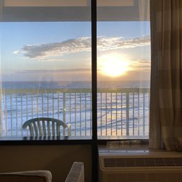 Great view on a ocean front room