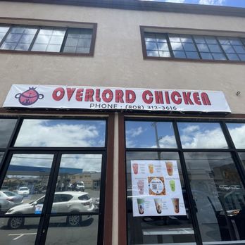Overlord Chicken - restaurant sign - Fast Food Near Me - Honolulu, Hawaii
