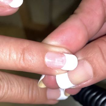 Resort Nail Salon - I do not even know what the white stuff is on top. - Nail Salons Near Me - Waxahachie, Texas