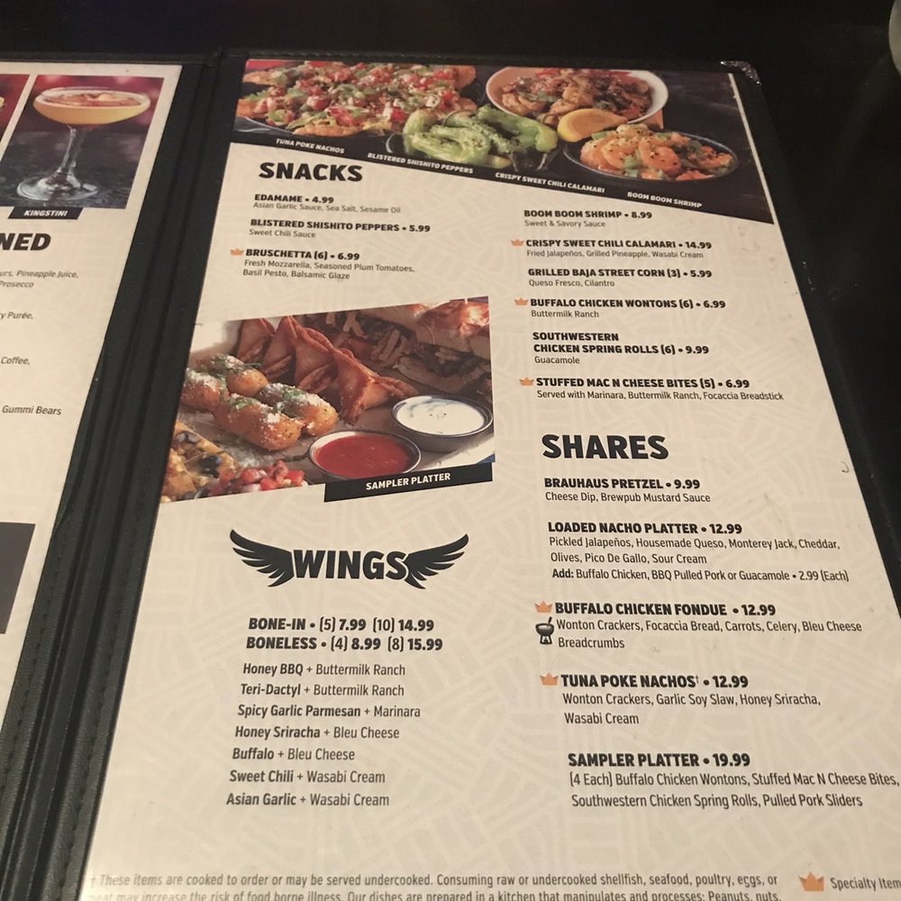 Kings Dining & Entertainment - Menu - American Near Me - Raleigh, North Carolina Kings Dining & Entertainment - Menu - American Near Me - Raleigh, North Carolina