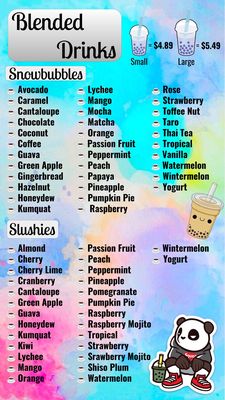 Menu photo 3 Rustic Bubble Tea Cafe Albuquerque, NM