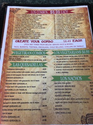 Menu photo 2 Los Tequilas Sapulpa, OK Menu photo 2 Los Tequilas Sapulpa, OK