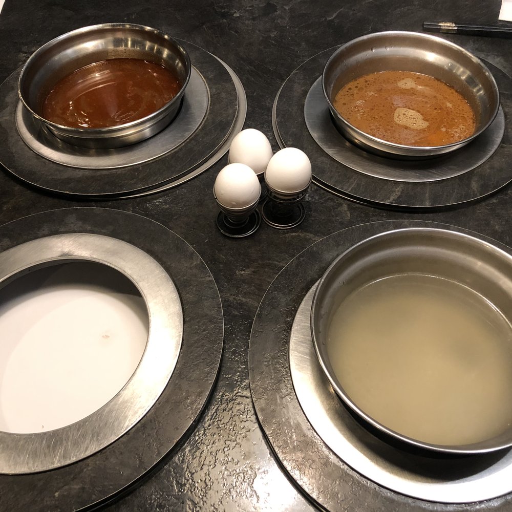 Pearl Hot Pot - Soup pots with eggs~ - Hot Pot Near Me - Burnaby, British Columbia