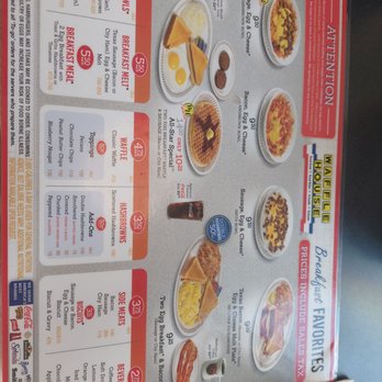 Waffle House - breakfast menu - American Near Me - Jacksonville, Florida Waffle House - breakfast menu - American Near Me - Jacksonville, Florida