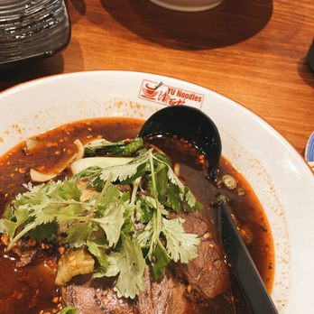 Yu Noodles - schechuan beef noodle(extra spicy) - Chinese Near Me - Fairfax, Virginia Yu Noodles - schechuan beef noodle(extra spicy) - Chinese Near Me - Fairfax, Virginia