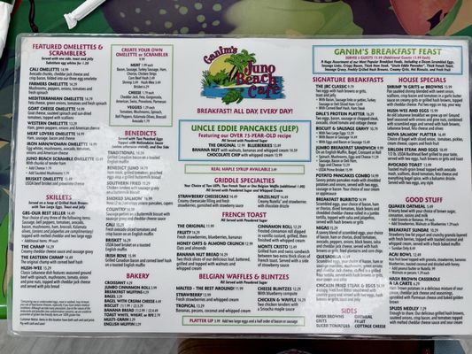 Menu photo 1 Juno Beach Cafe Juno Beach, FL Menu photo 1 Juno Beach Cafe Juno Beach, FL