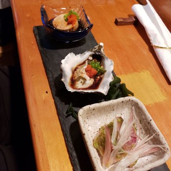Matoi - Ankimo, pacific oyster, and hamachi miso ceviche - Sushi Bars Near Me - San Diego, California
