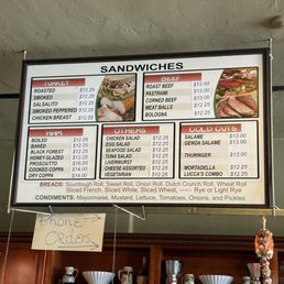 Oct 2025 menu