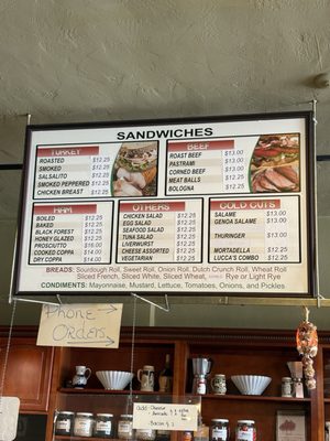 Menu photo 2 Luccas Italian Delicatessen Castro Valley, CA