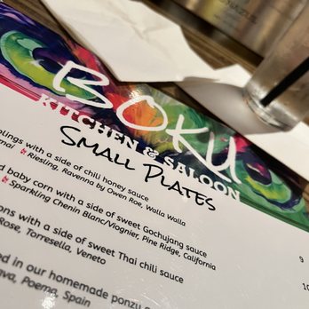 Boku Kitchen + Saloon - Small plate menu - Pan Asian Near Me - Columbia, South Carolina Boku Kitchen + Saloon - Small plate menu - Pan Asian Near Me - Columbia, South Carolina