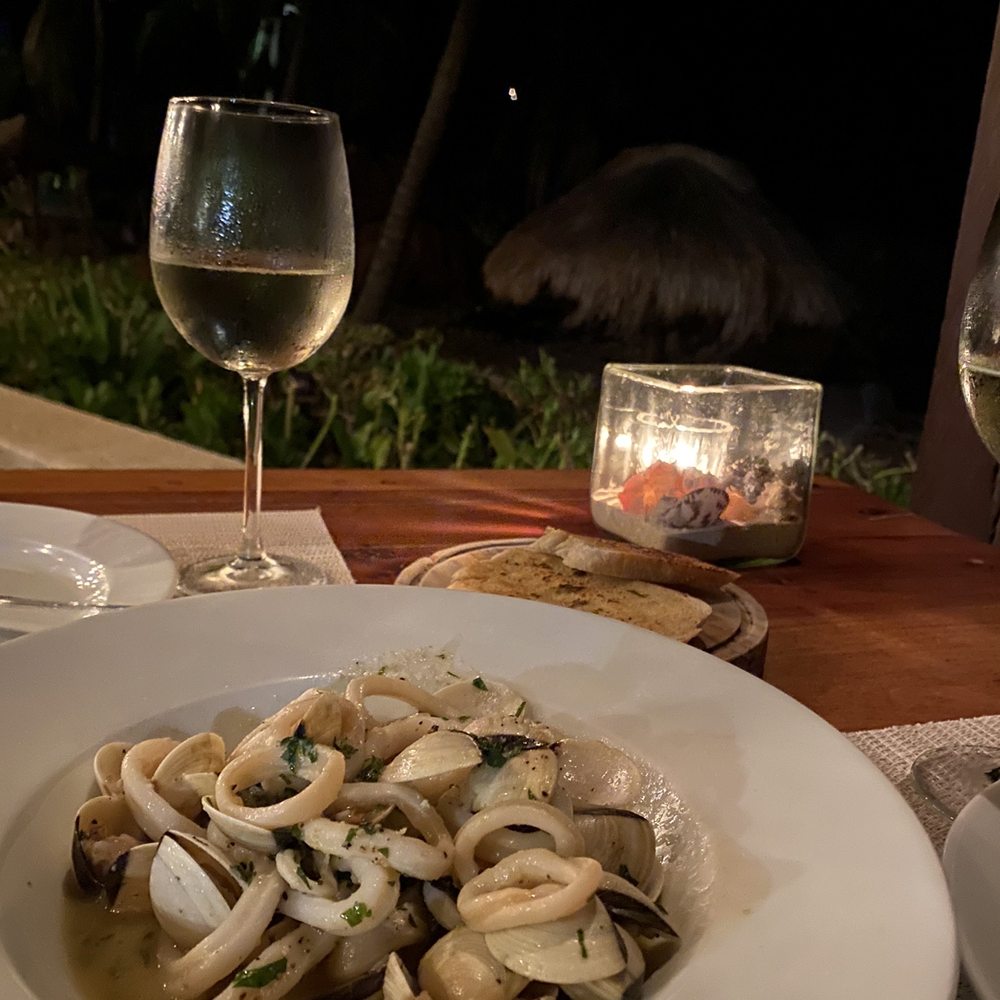 Dinner out on the patio Dinner out on the patio