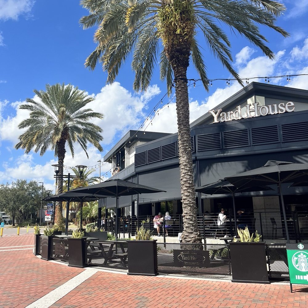 Yard House - Porch Seating/Outside - New American Near Me - Orlando, Florida Yard House - Porch Seating/Outside - New American Near Me - Orlando, Florida