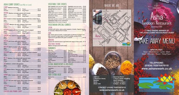 Menu photo 4 Asha Tandoori Newark, NTT