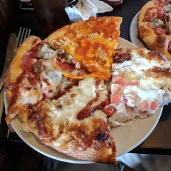 PDP's Pizzeria - Sharing 10" Pizzas: BBQ Chicken, Meat Lovers, Buffalo Chicken, and Chicken Bacon Ranch