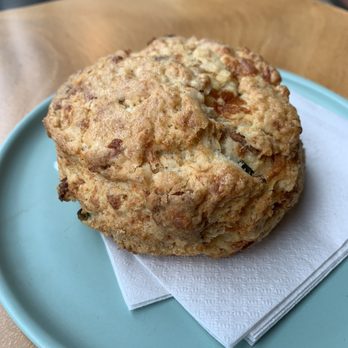 Canary Coffee Bar - Savory scone (bacon cheddar jalapeño) - Coffee & Tea Near Me - Milwaukee, Wisconsin Canary Coffee Bar - Savory scone (bacon cheddar jalapeño) - Coffee & Tea Near Me - Milwaukee, Wisconsin