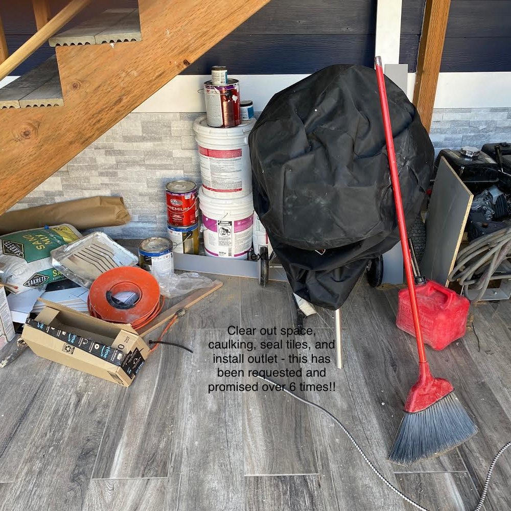 Alpha Construction & Remodeling - the contents of a garage - General Contractors Near Me