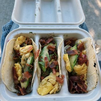 Moondog Cafe & Bakery - GF Breakfast tacos - add bacon, no cheese, and light chimichurri - Cafes Near Me - Key West, Florida