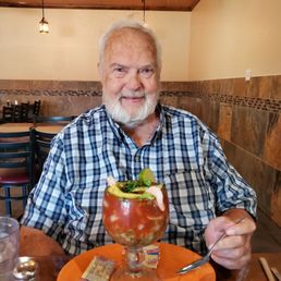 Great shrimp  cocktail at Las Fuentez.
