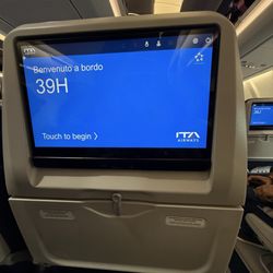 ITA Airways - My seat