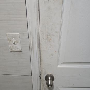 Zaika Indian Grill - Dirty bathroom door and light switch plate - Indian Near Me - Branchburg, New Jersey Zaika Indian Grill - Dirty bathroom door and light switch plate - Indian Near Me - Branchburg, New Jersey