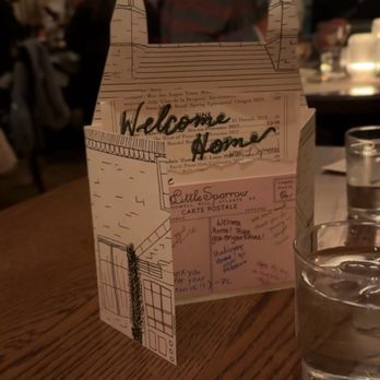 Little Sparrow - The sweetest card from a fantastic staff! - French Near Me - Atlanta, Georgia Little Sparrow - The sweetest card from a fantastic staff! - French Near Me - Atlanta, Georgia