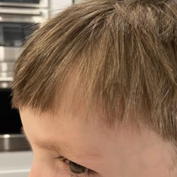 Jack & Jill Children's Salon - The iconic 1950's bowl cut. Not the look we were going for.