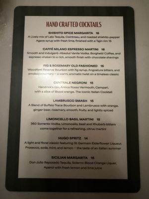 Menu photo 7 Centrale Italia Dallas, TX Menu photo 7 Centrale Italia Dallas, TX