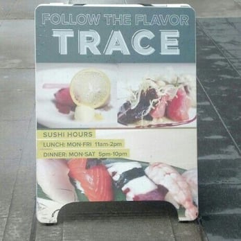 TRACE Market - Sign board on 4th Avenue - Breakfast & Brunch Near Me - Seattle, Washington TRACE Market - Sign board on 4th Avenue - Breakfast & Brunch Near Me - Seattle, Washington