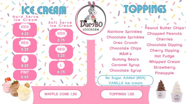 Menu photo 2 Dumbo Ice Cream Dumont, NJ Menu photo 2 Dumbo Ice Cream Dumont, NJ