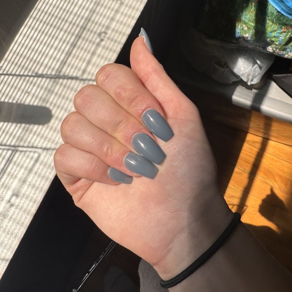 Hollywood Nail & Spa - Acrylic set gel polish coffin shaped - Nail Salons Near Me - Brooklyn, New York Hollywood Nail & Spa - Acrylic set gel polish coffin shaped - Nail Salons Near Me - Brooklyn, New York