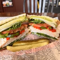 Two Brothers Deli - The Green Forest with turkey