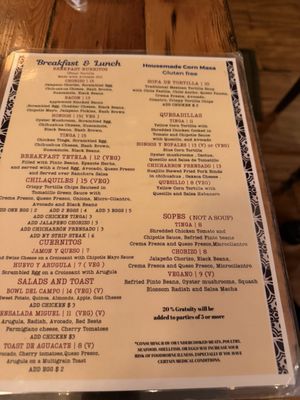 Menu photo 1 Cafe Miguel Brooklyn, NY Menu photo 1 Cafe Miguel Brooklyn, NY
