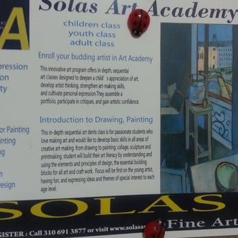 Solas Art Studio - Information sheet - Art Classes Near Me - Rolling Hills Estates, California Solas Art Studio - Information sheet - Art Classes Near Me - Rolling Hills Estates, California