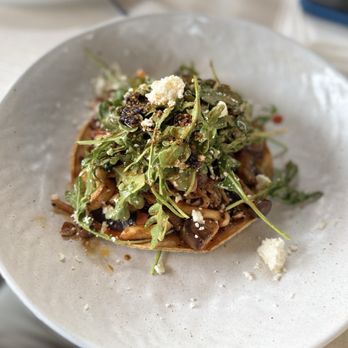 CasaEma - Mushroom tostada - Mexican Near Me - Houston, Texas