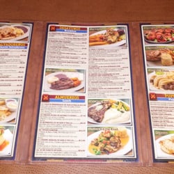 Rincon Latino - Large menu with plenty to choose from.