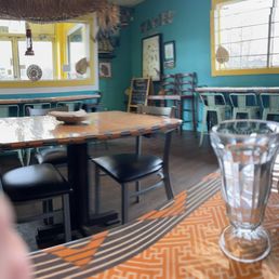 The interior of Raziki's Swahili grill The interior of Raziki's Swahili grill