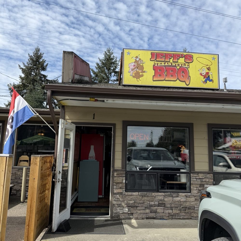 Jeff's Texas Style BBQ - Outside - Barbeque Near Me - Marysville, Washington Jeff's Texas Style BBQ - Outside - Barbeque Near Me - Marysville, Washington