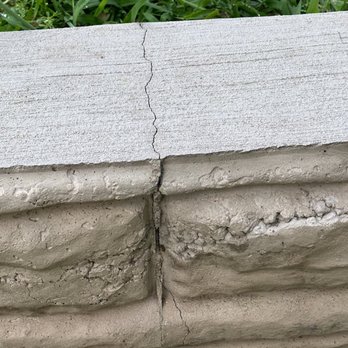 Raymond Road Redi-Mix - Cracked concrete retainer wall. Also color was supposed to be dark brown and came out pink/mauve - Building Supplies Near Me - Battle Creek, Michigan Raymond Road Redi-Mix - Cracked concrete retainer wall. Also color was supposed to be dark brown and came out pink/mauve - Building Supplies Near Me - Battle Creek, Michigan
