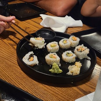 P.F. Chang's -  a plate of sushi with chopsticks - Chinese Near Me - Daytona Beach, Florida