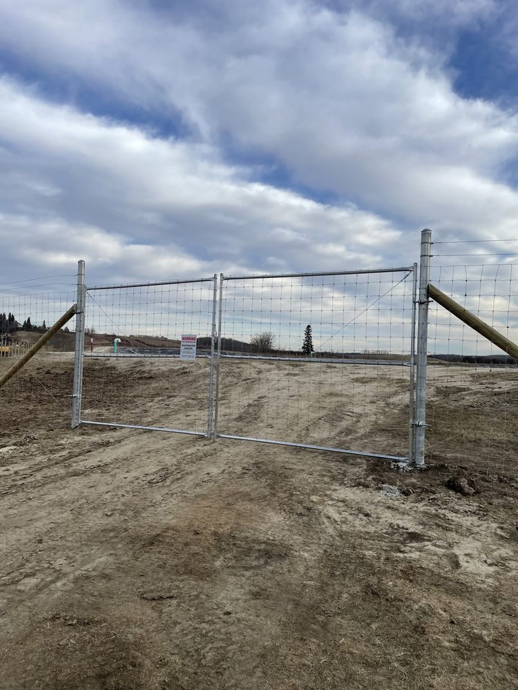 Before fence installation